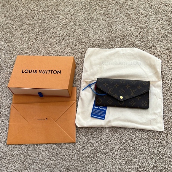 LOUIS VUITTON monogram Jeanne wallet with Louis Vuitton inserts - Picture 10 of 14